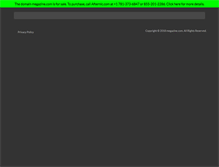 Tablet Screenshot of megazine.com